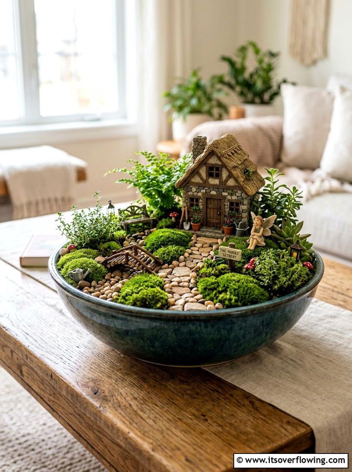 Miniature Fairy Garden - 25 small garden ideas for apartments