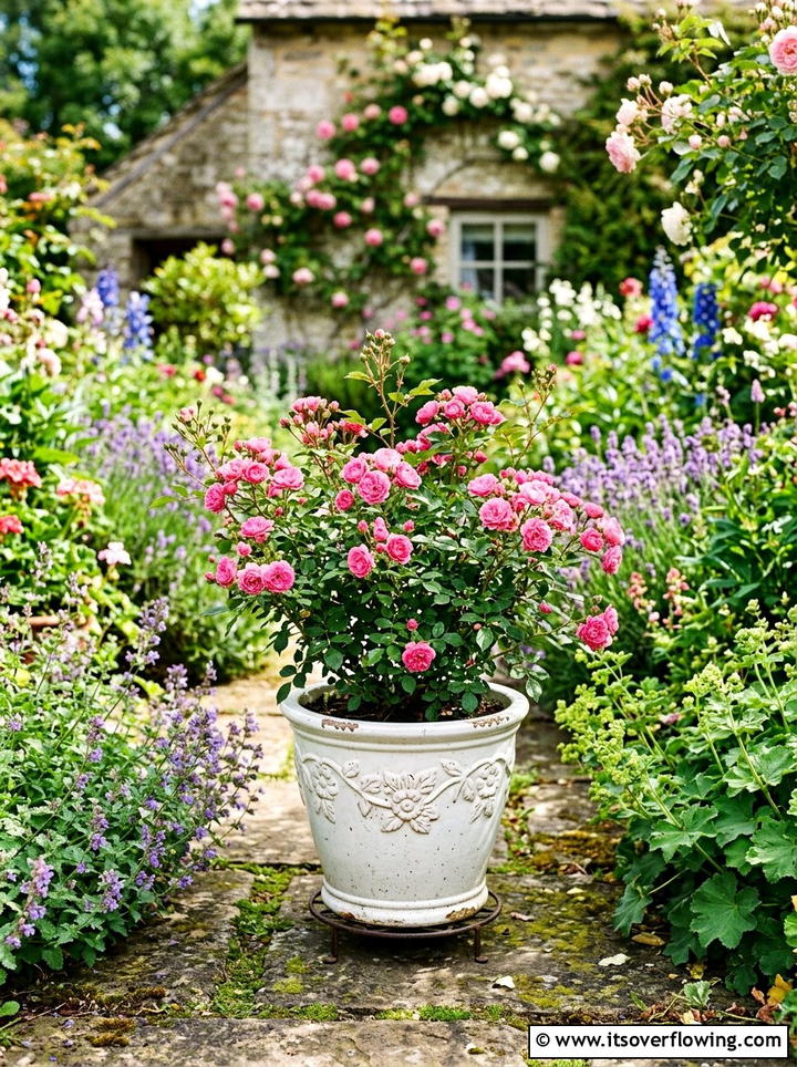 Miniature Rose Bush - 25 garden ideas for balconies