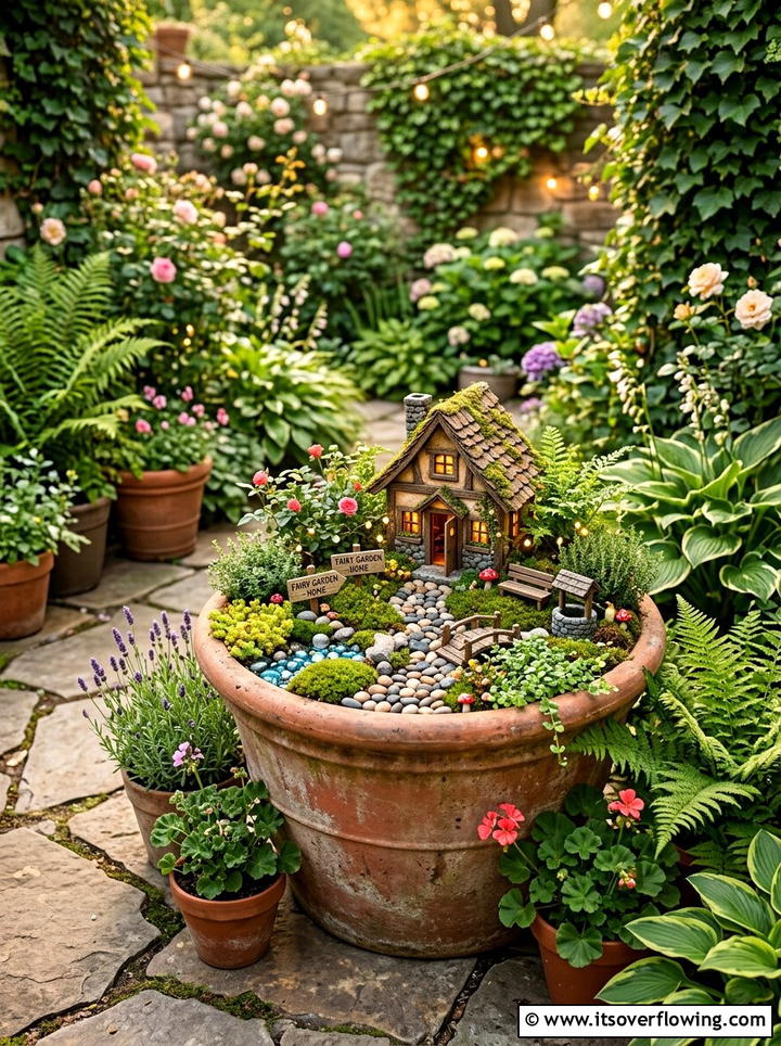 Miniature fairy gardens - 25 garden decor ideas for patios
