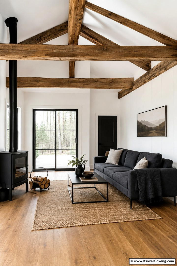 Minimalist Cabin with Rustic Charm - 30 Rustic Tiny House Ideas for Compact, Cozy Living