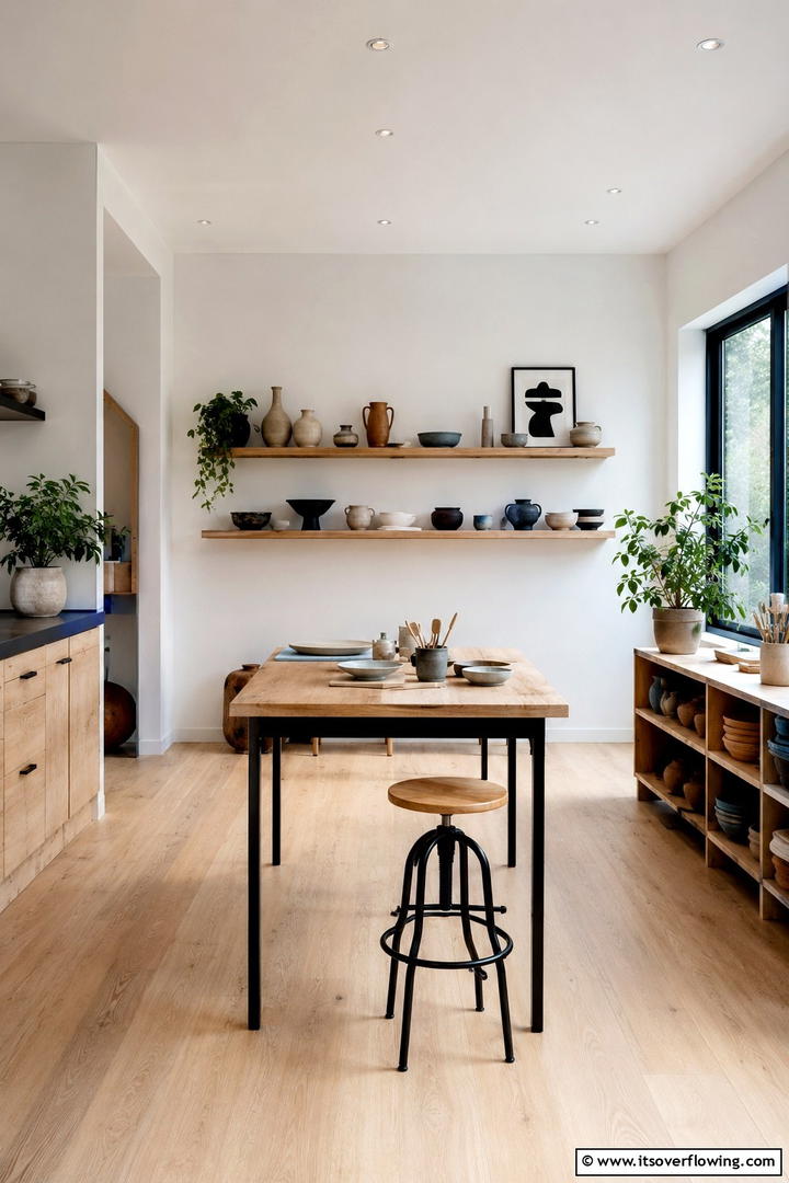 Minimalist Decor Approach - 30 Small Craft Room Ideas for Organized Creative Spaces