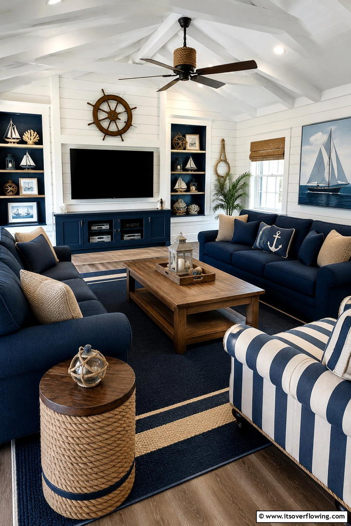 Minimalist Escape - 20 Man Cave Living Room Ideas for the Ultimate Retreat