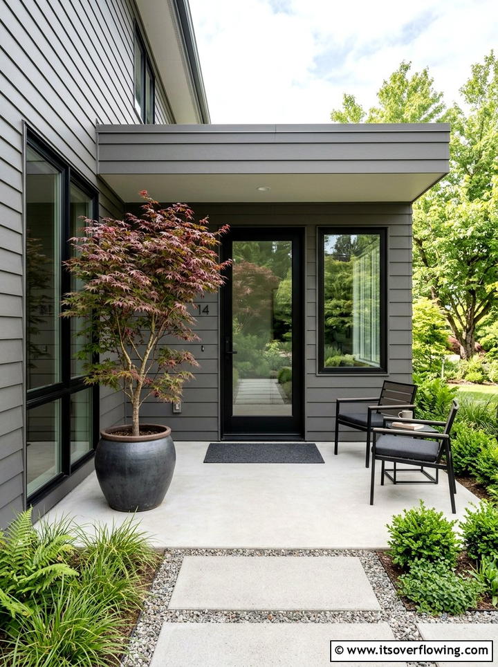 Minimalist Front Porch Decor - 25 front porch ideas with doormat
