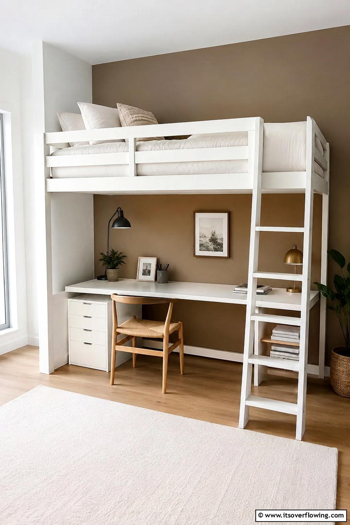 Minimalist Loft Bed Design - 30 Space-Saving Loft Bed Ideas for Modern Bedrooms