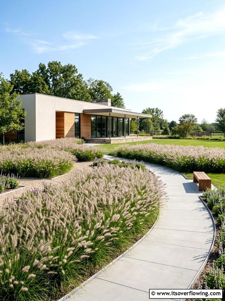 Minimalist Meadow Layout - 25 garden design ideas with meadows