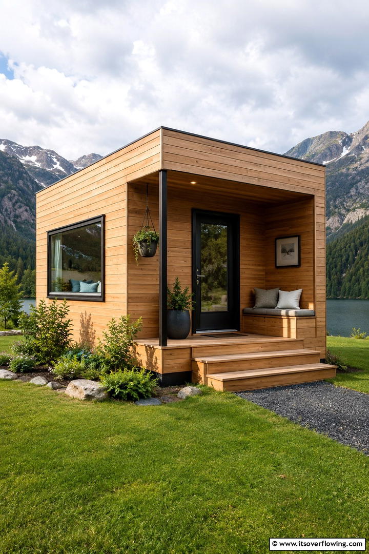 Minimalist Metal Detailing - 30 Scandinavian House Exterior Ideas for Modern Homes