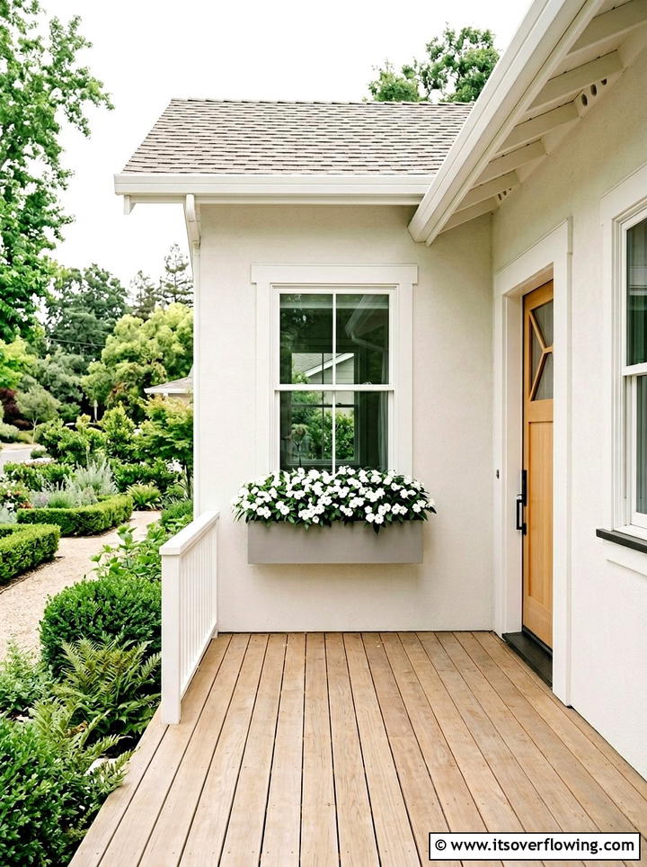 Minimalist Porch Decor - 25 front porch ideas with window boxes