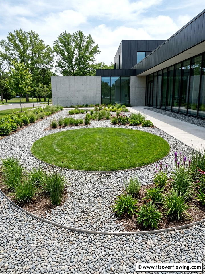 Minimalist Rain Garden - 25 creative garden ideas with rain gardens