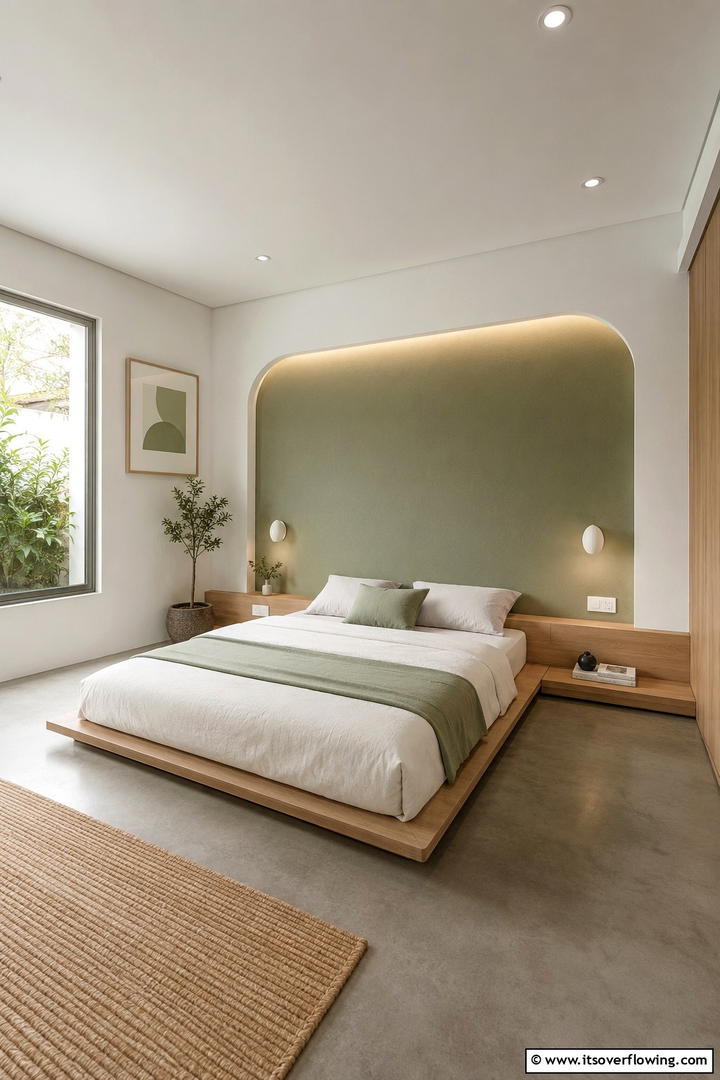 Minimalist Sage Green Style - 30 Sage Green Bedroom Ideas for Serene Modern Spaces
