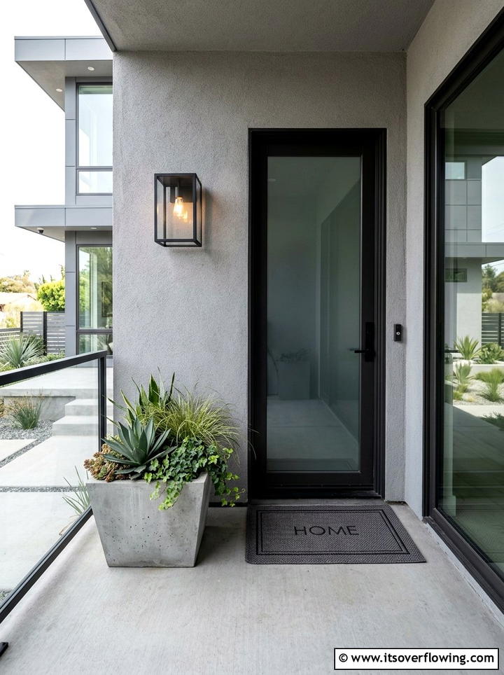Minimalist Square Lantern - 25 front porch ideas with lanterns