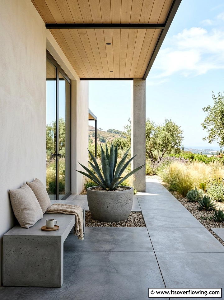 Minimalist Summer Porch - 25 front porch ideas with summer decor