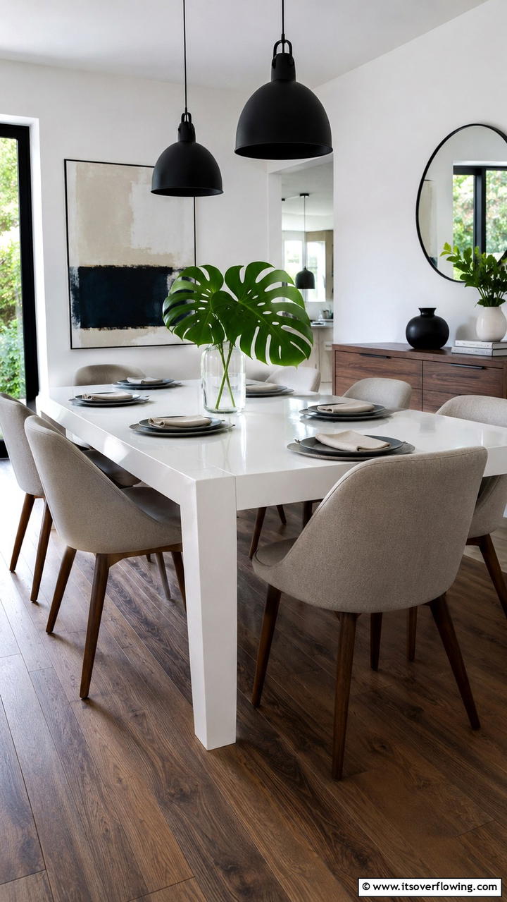 Minimalist Table Settings for Everyday Ease - 20 Casual Dining Room Ideas for Everyday Comfort