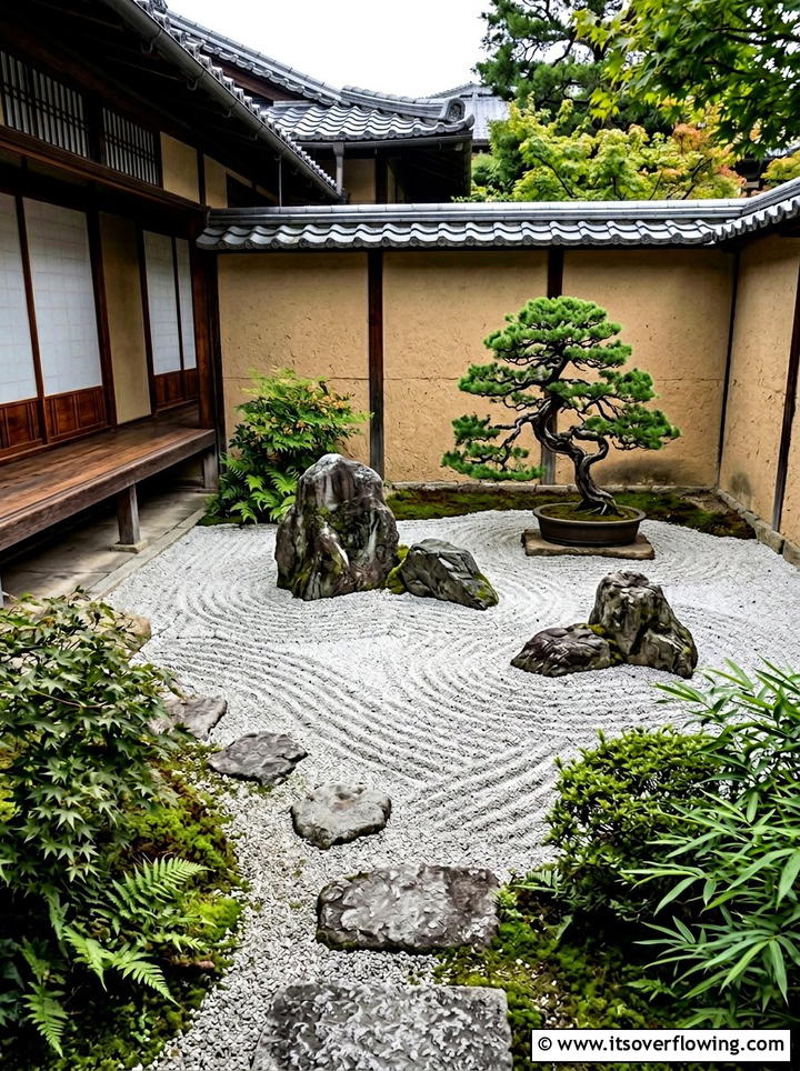 Minimalist Zen Garden - 25 garden ideas for small spaces