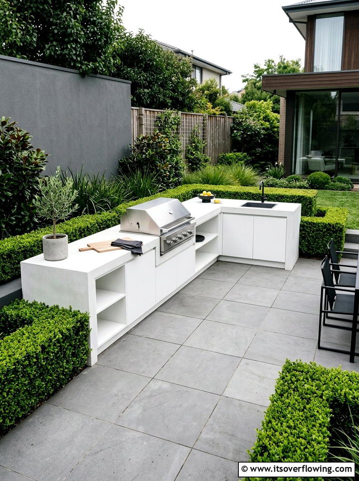 Minimalist backyard cooking area - 25 garden design ideas for outdoor kitchens