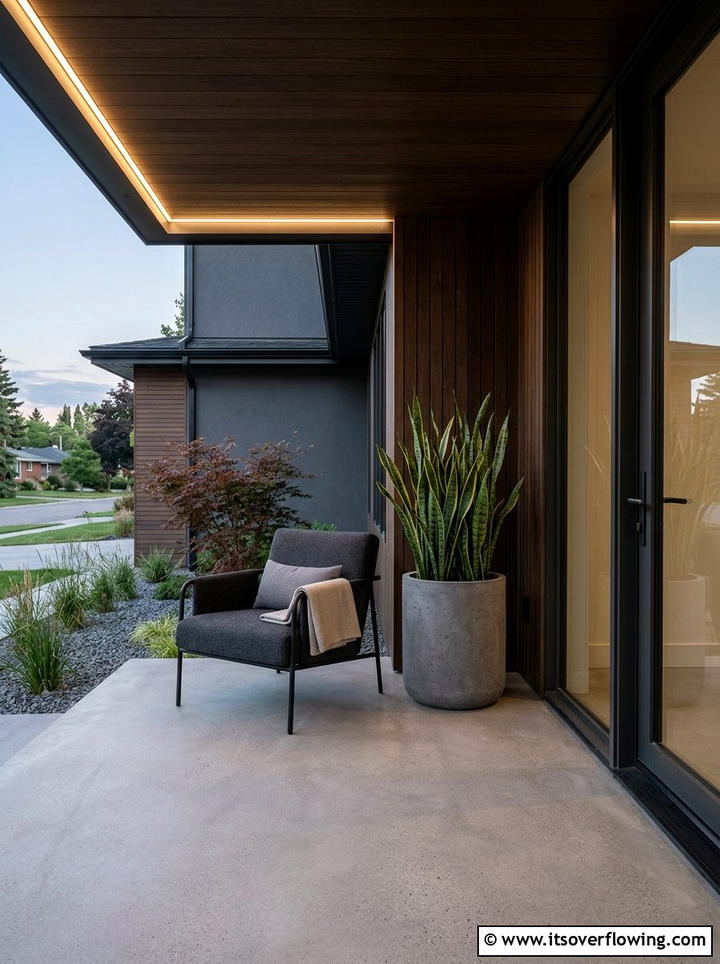 Minimalist front porch - 25 front porch decor ideas