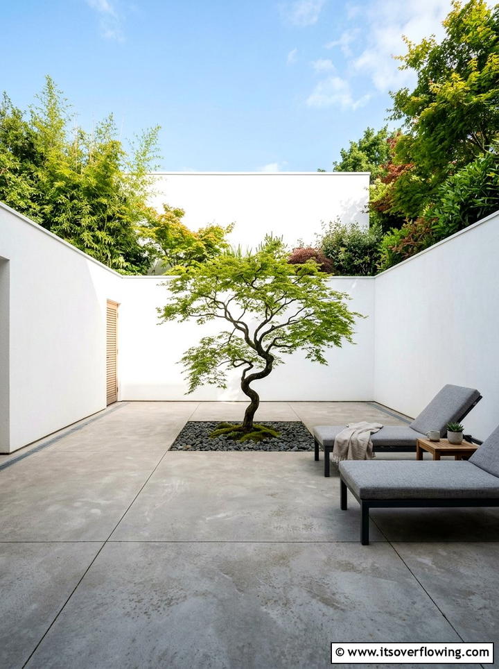 Minimalist garden patio - 25 garden ideas with patio
