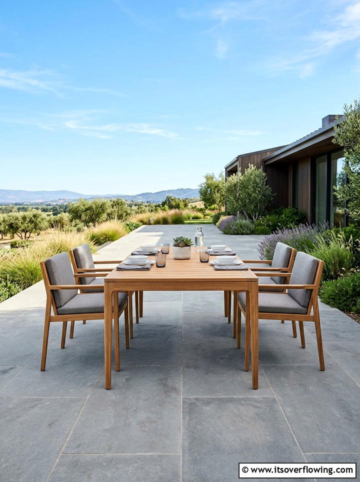 Minimalist patio furniture - 25 garden ideas for minimalist style