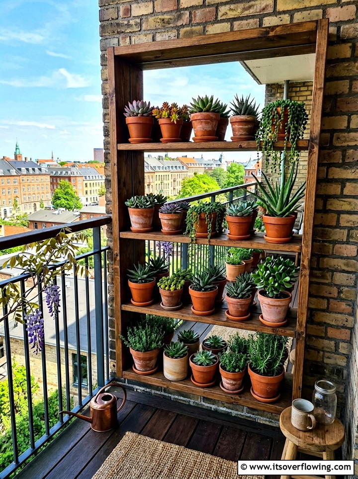 Mirror Backing For Plant Shelves - 25 small garden ideas with mirror tricks