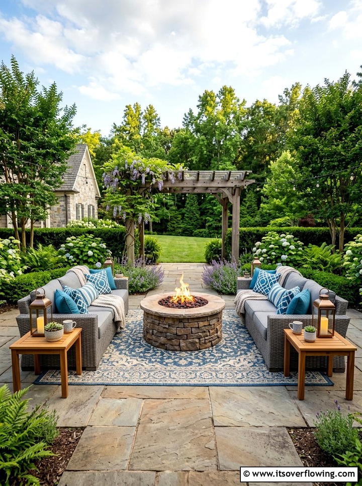 Mirror image patio - 25 garden design ideas with symmetry