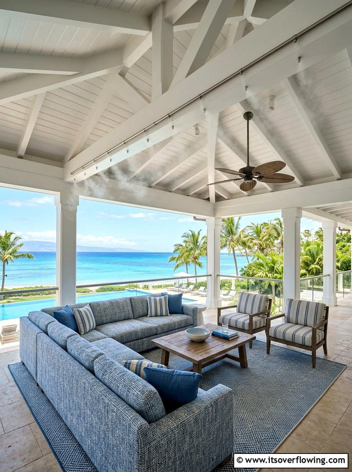 Misting System - 25 front porch ideas for hot climates