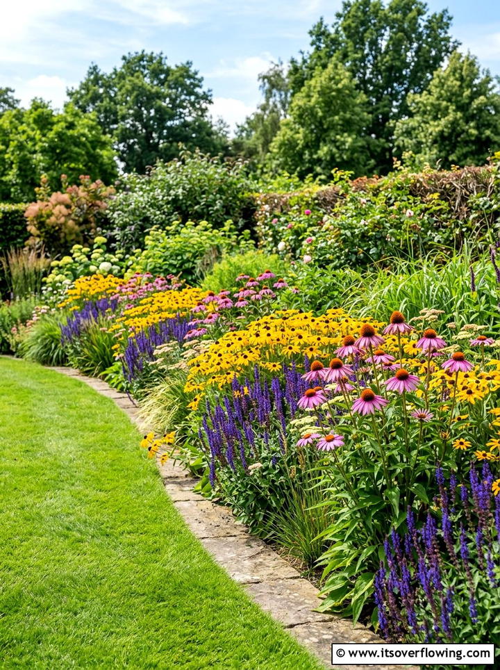 Mixed Perennial Planting - 25 creative garden ideas with butterfly habitats