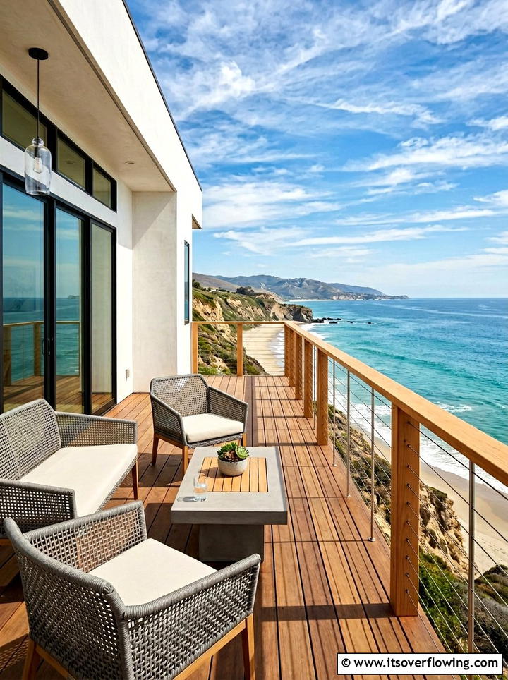 Modern Cable Railing System - 25 front porch ideas with railings