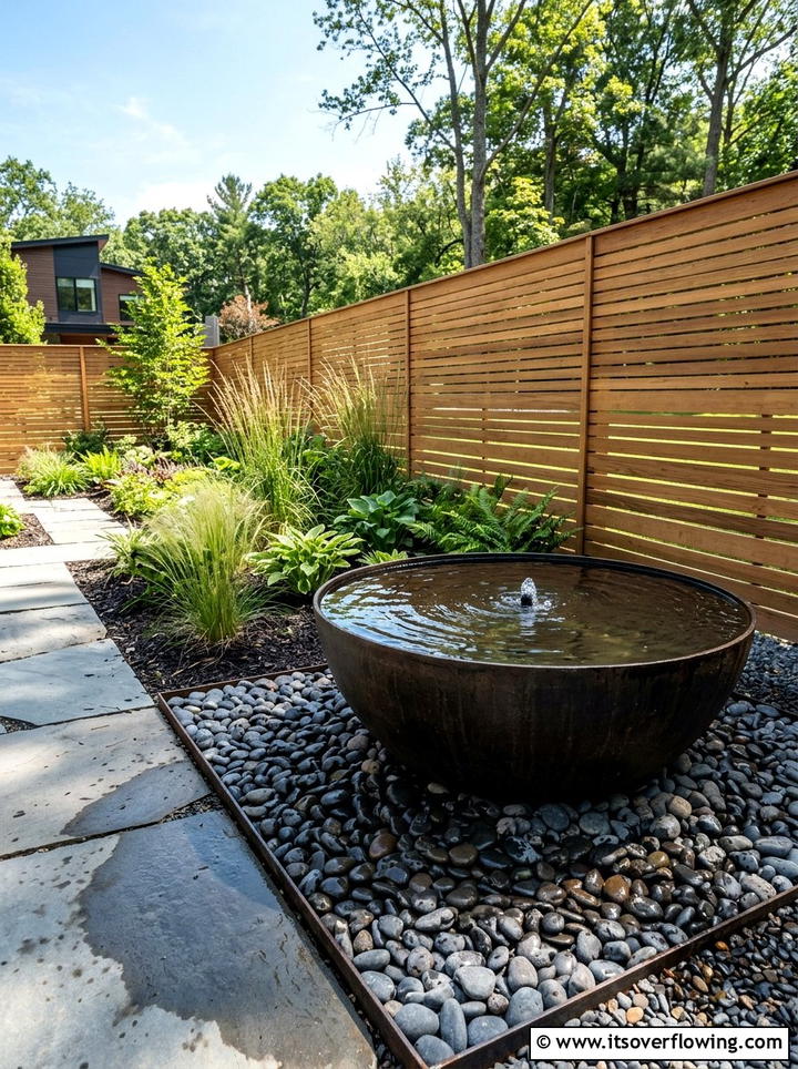 Modern Cast Iron Bowl - 25 creative garden ideas with water bowls