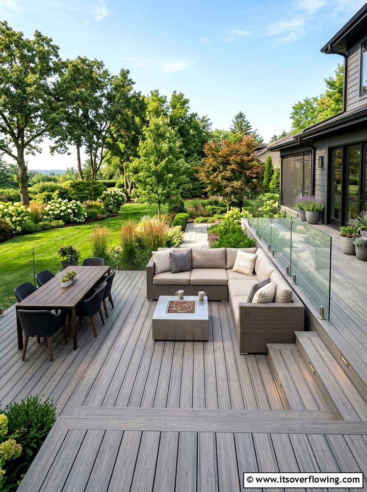 Modern Deck Layout - 25 backyard ideas for entertaining