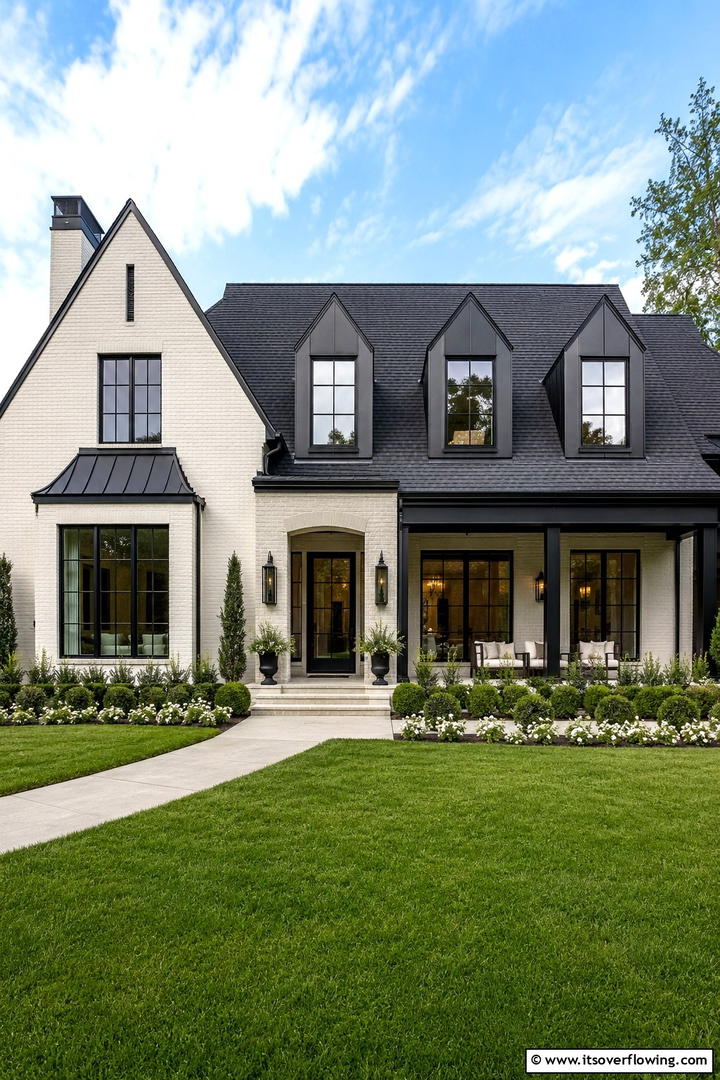 Modern Dormer Designs - 30 Modern Tudor Exterior Ideas for Timeless Curb Appeal