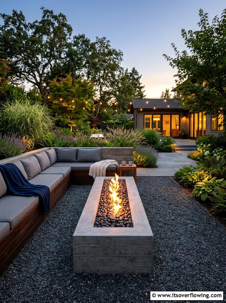 Modern Fire Pit - 25 garden design ideas for modern landscapes
