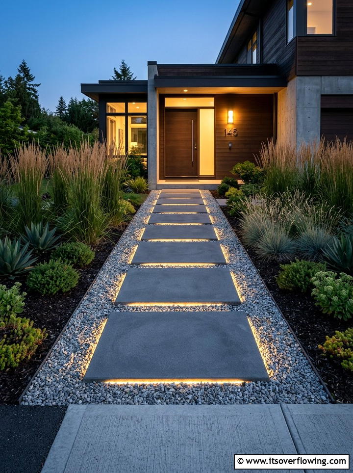 Modern Front Garden Path - 25 garden design ideas for front gardens