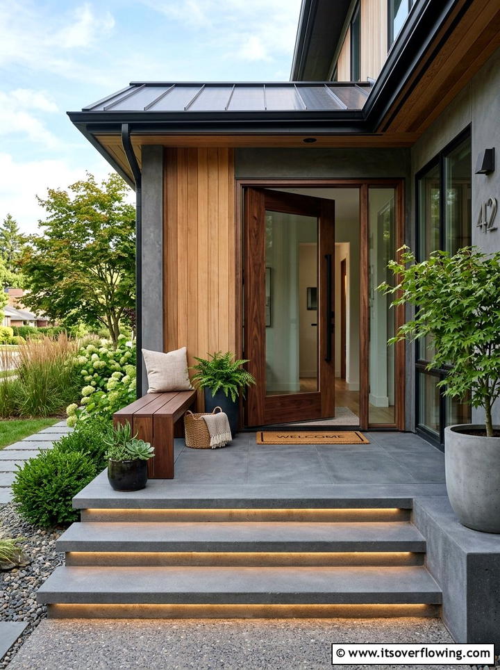 Modern Front Porch - 25 front porch ideas for year round style