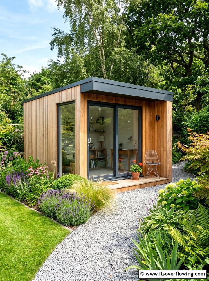 Modern Garden Shed - 25 creative garden ideas for suburban homes