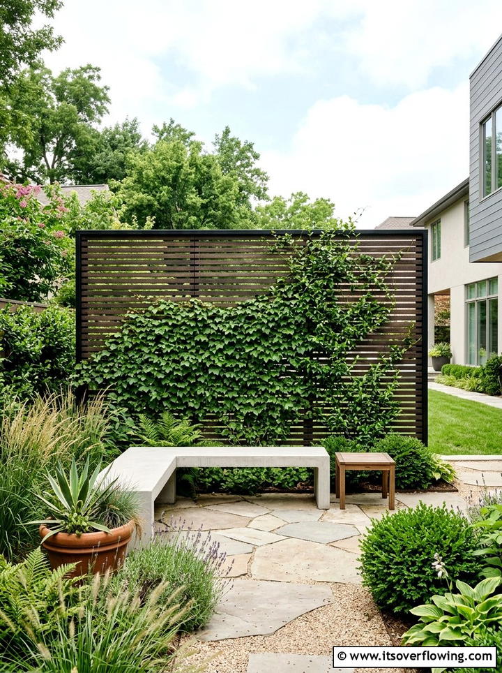 Modern Garden Trellis - 25 garden decor ideas for large gardens