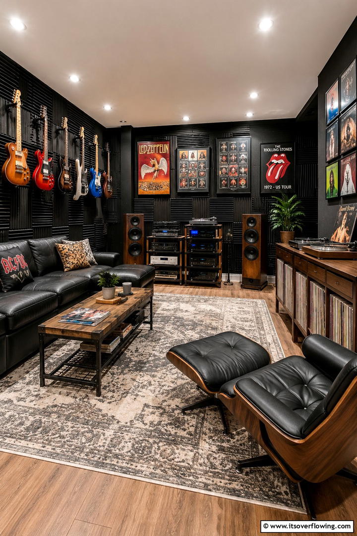 Modern Industrial Loft - 20 Man Cave Living Room Ideas for the Ultimate Retreat
