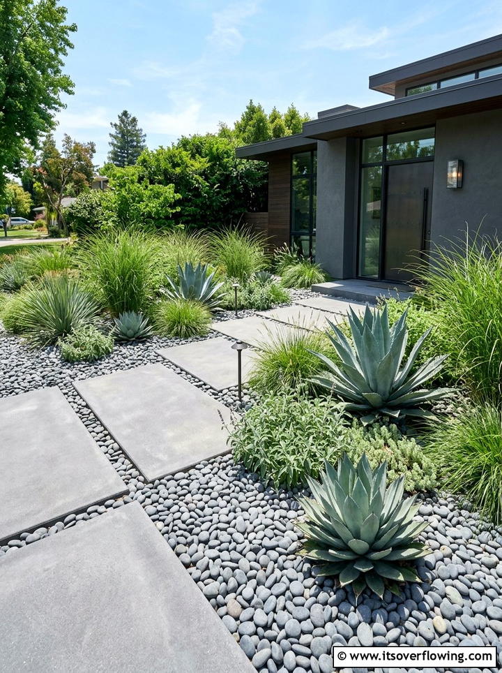 Modern Low Maintenance Landscaping - 25 garden ideas for front yards