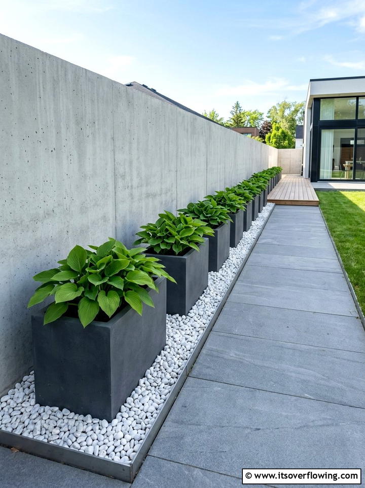 Modern Minimal Backyard - 25 garden design ideas with repetition