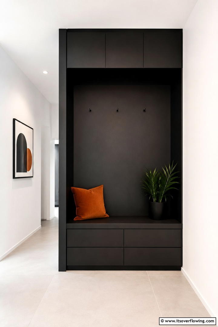 Modern Minimalist Bench - 30 Functional Mudroom Bench Ideas for Organized Entryways