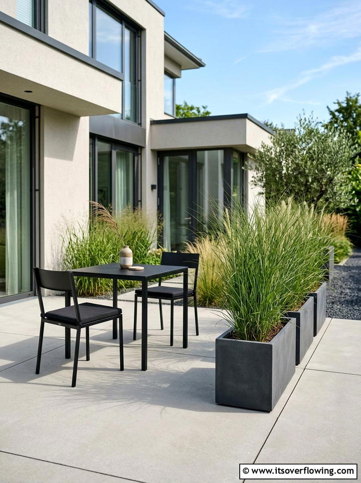 Modern Minimalist Bistro Set - 25 garden decor ideas with bistro sets