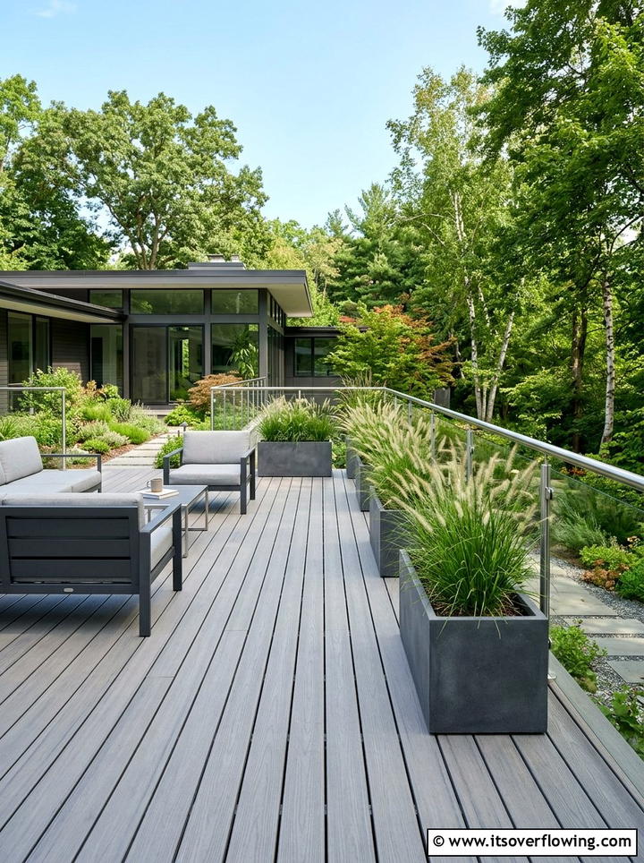Modern Minimalist Deck - 25 garden design ideas for decks