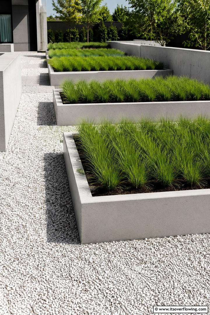 Modern Minimalist Design - 30 Parterre Garden Ideas for Elegant Outdoor Spaces