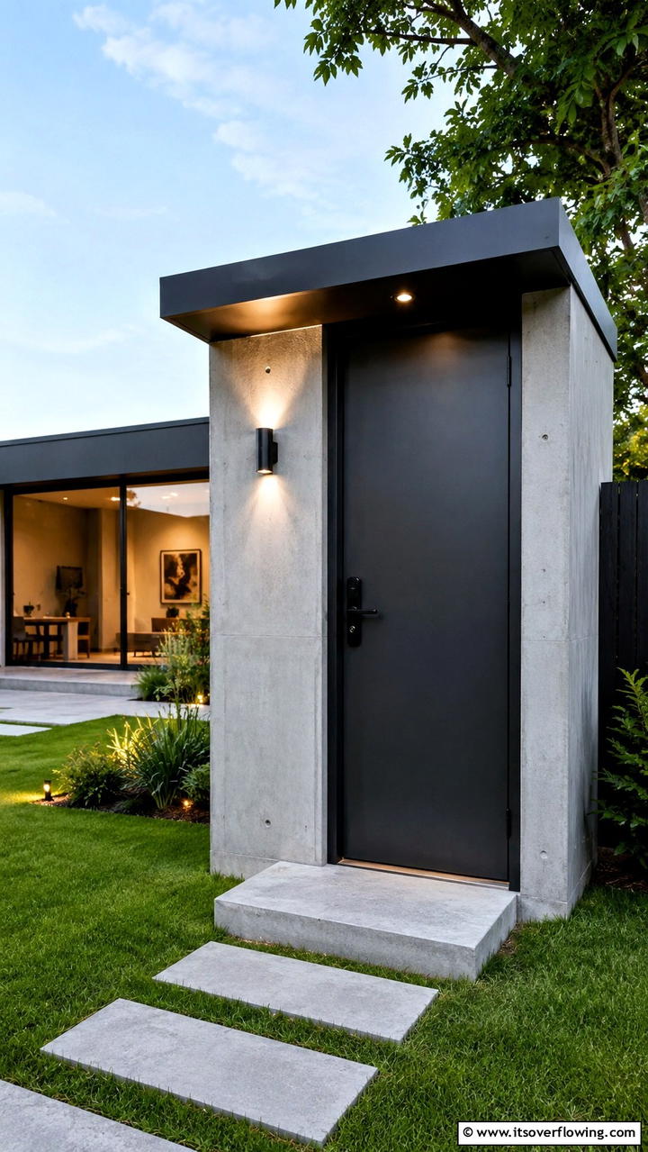Modern Minimalist Design - 20 Outhouse Design Ideas for Modern and Rustic Homes