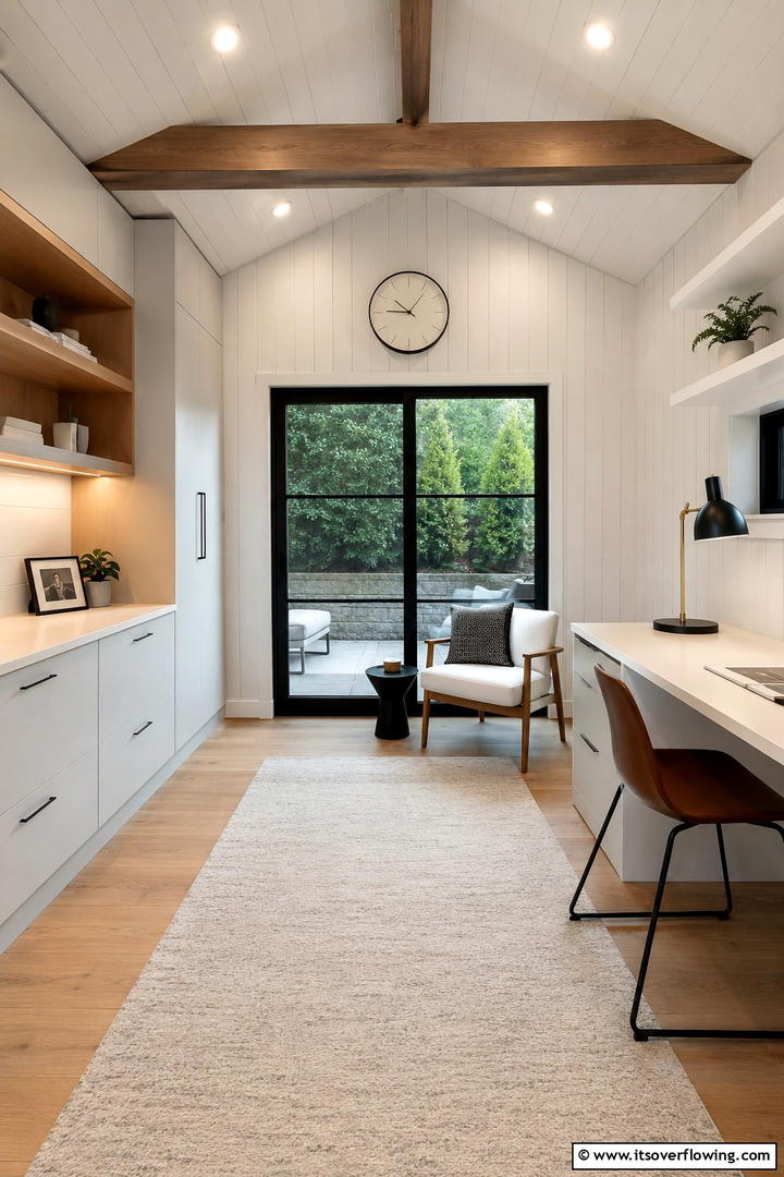 Modern Minimalist She Shed - 30 She Shed Interior Ideas for Personalized Retreats
