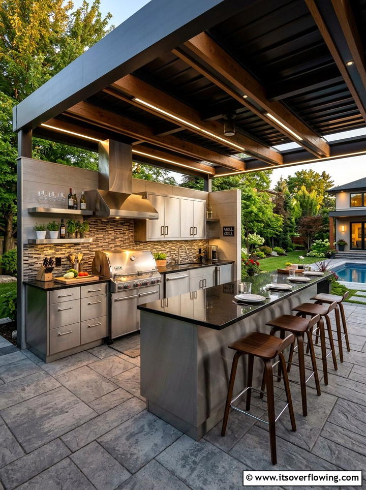 Modern Outdoor Kitchen - 25 garden ideas for modern homes