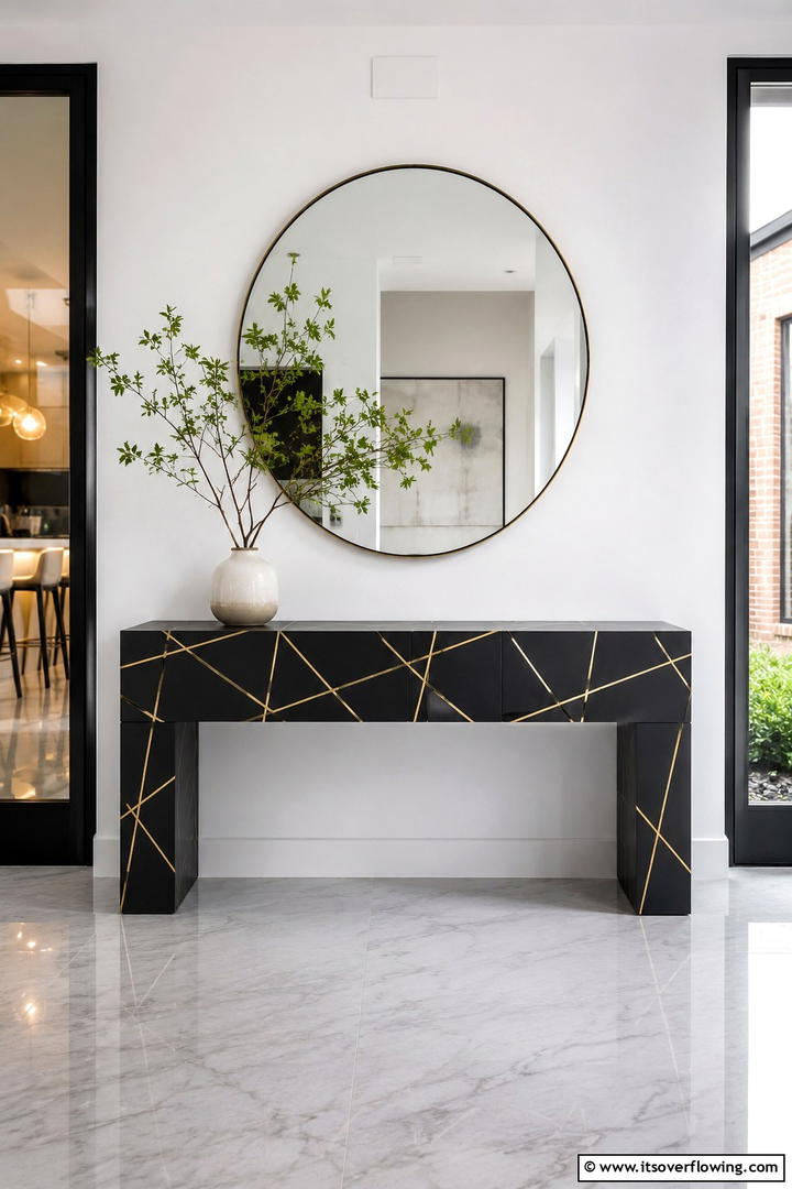 Modern Painted Console Table Twist - 30 Painted Furniture Ideas to Revamp Your Home Décor