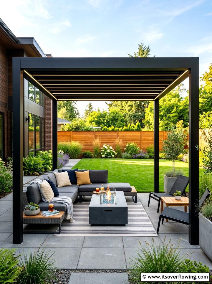 Modern Pergola - 25 backyard ideas with shade structures