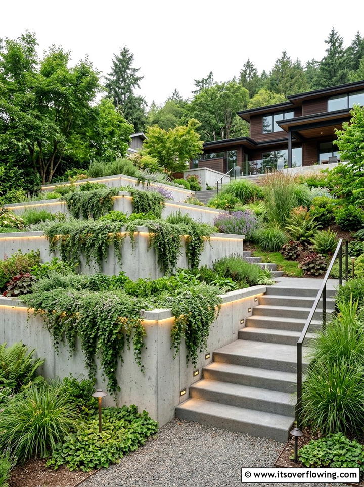 Modern Retaining Wall - 25 garden design ideas for suburban backyards