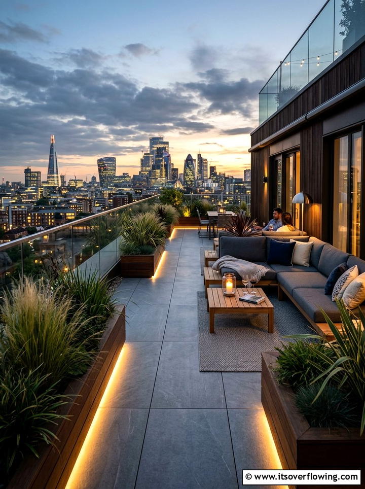 Modern Roof Terrace - 25 garden design ideas with terraces
