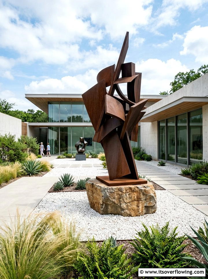 Modern Sculpture Garden - 25 garden design ideas for contemporary courtyards