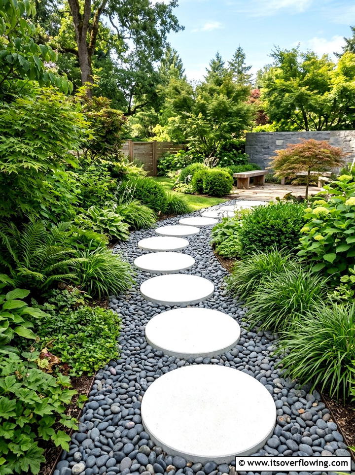 Modern Stepping Stones - 25 garden ideas for side yards